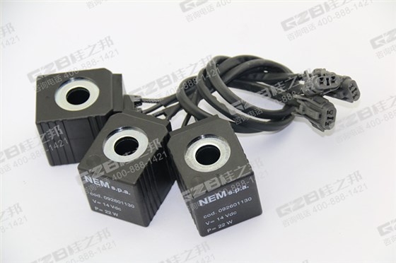 電磁閥線圈14VDC 福田雷沃挖掘機(jī)配件 92601130