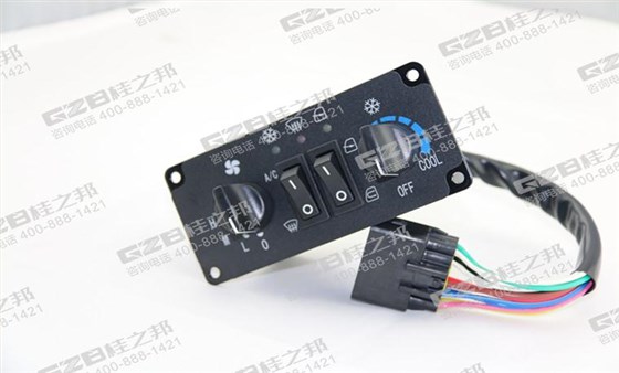 空調(diào)控制面板DC12V/KLG03J-017 柳工挖掘機(jī)配件 46C5003