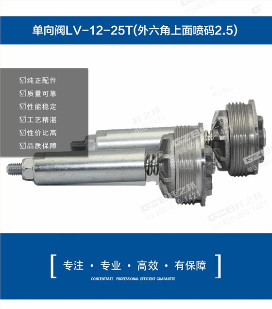 三一挖掘機(jī)單向閥