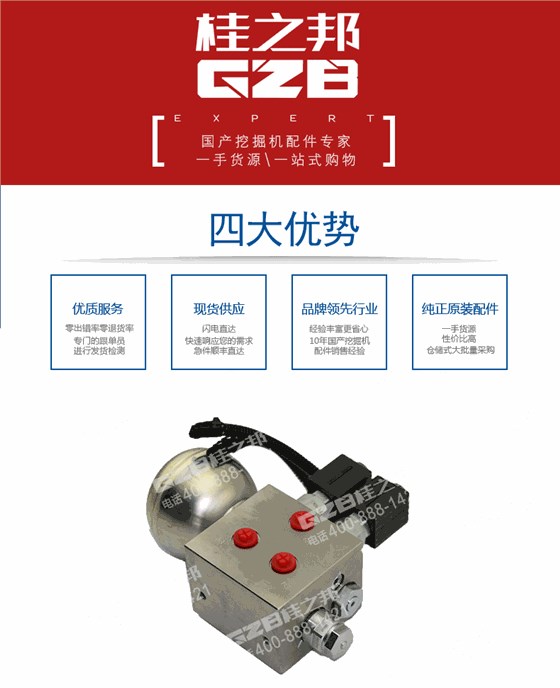 三一挖掘機(jī)油源控制閥