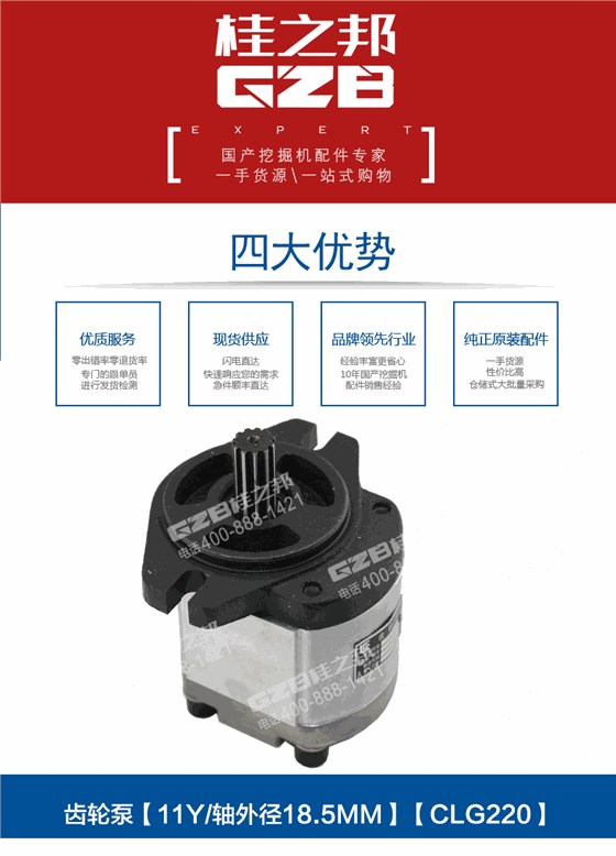 柳工挖機(jī)先導(dǎo)泵