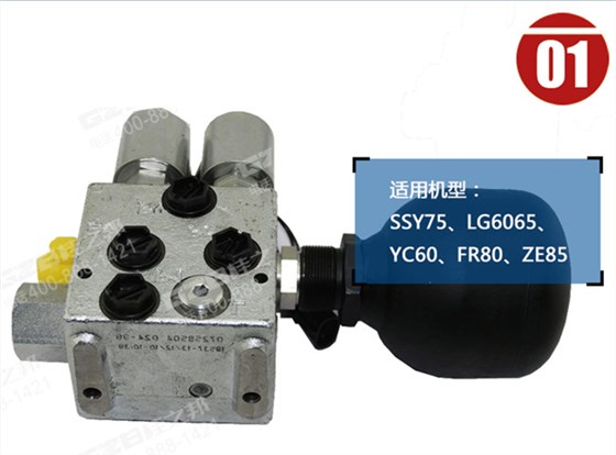 中聯(lián)挖掘機油源控制閥