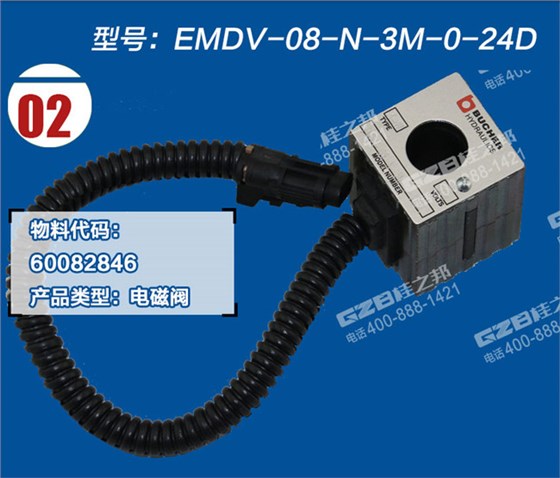 三一135挖機電磁閥線圈