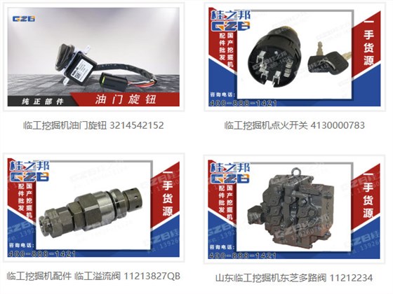 重慶臨工挖掘機(jī)885配件