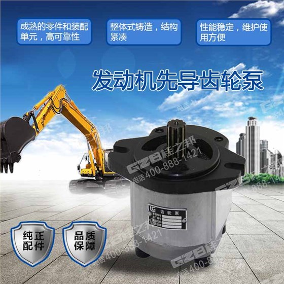 柳工挖掘機先導齒輪泵