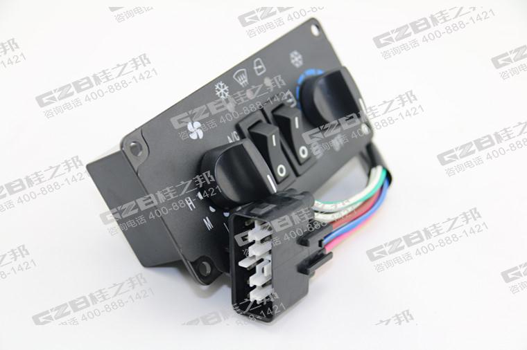 柳工挖掘機(jī)空調(diào)控制面板,柳工CLG908D挖掘機(jī)空調(diào)控制面板總成
