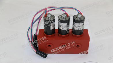 徐工挖掘機(jī)配件電磁閥組3KWE5G-20/G24W-340，挖掘機(jī)配件批發(fā)