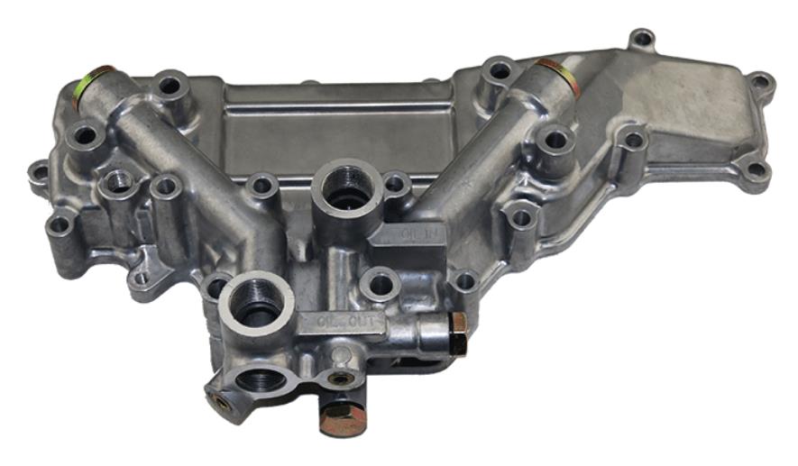 三一205挖機(jī)機(jī)油冷卻器蓋