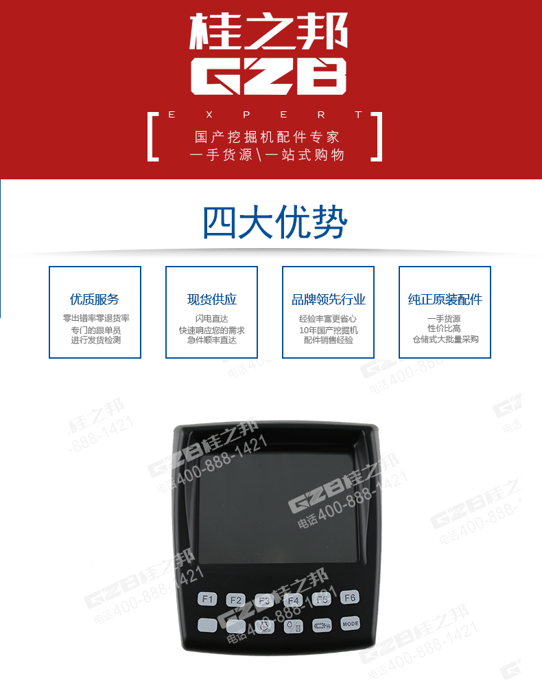 中聯(lián)挖掘機顯示屏