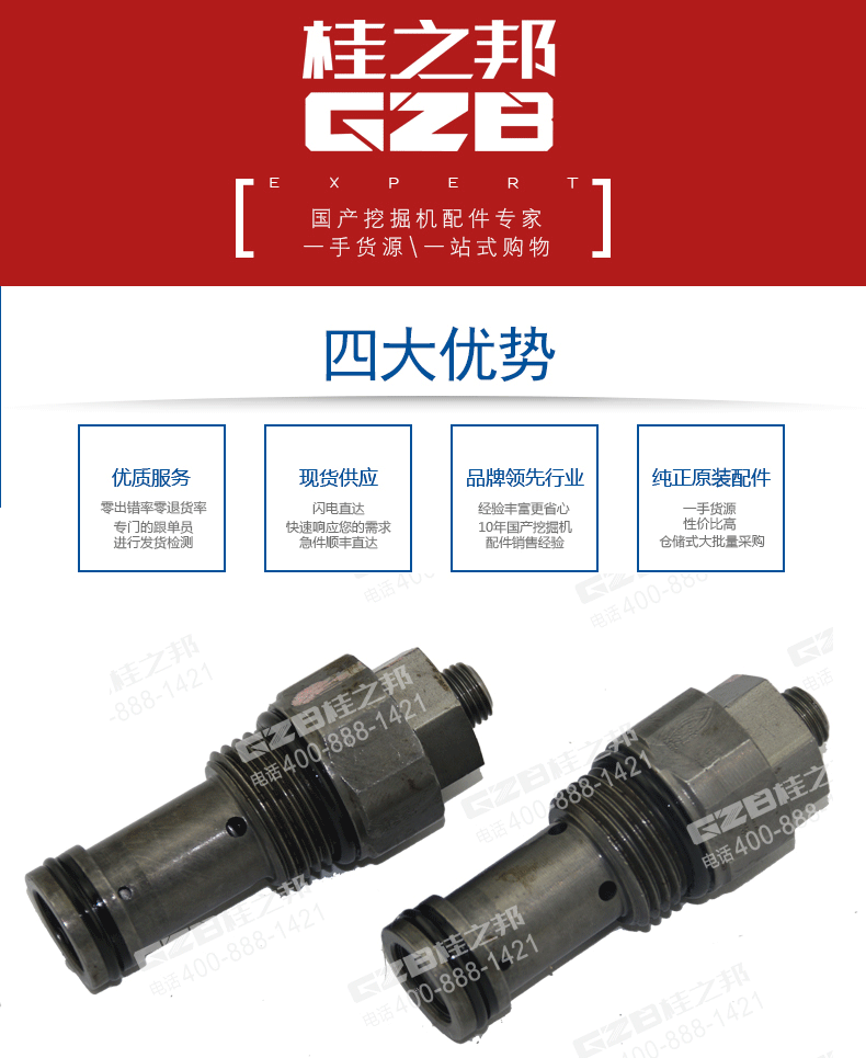 挖掘機(jī)LS主溢流閥