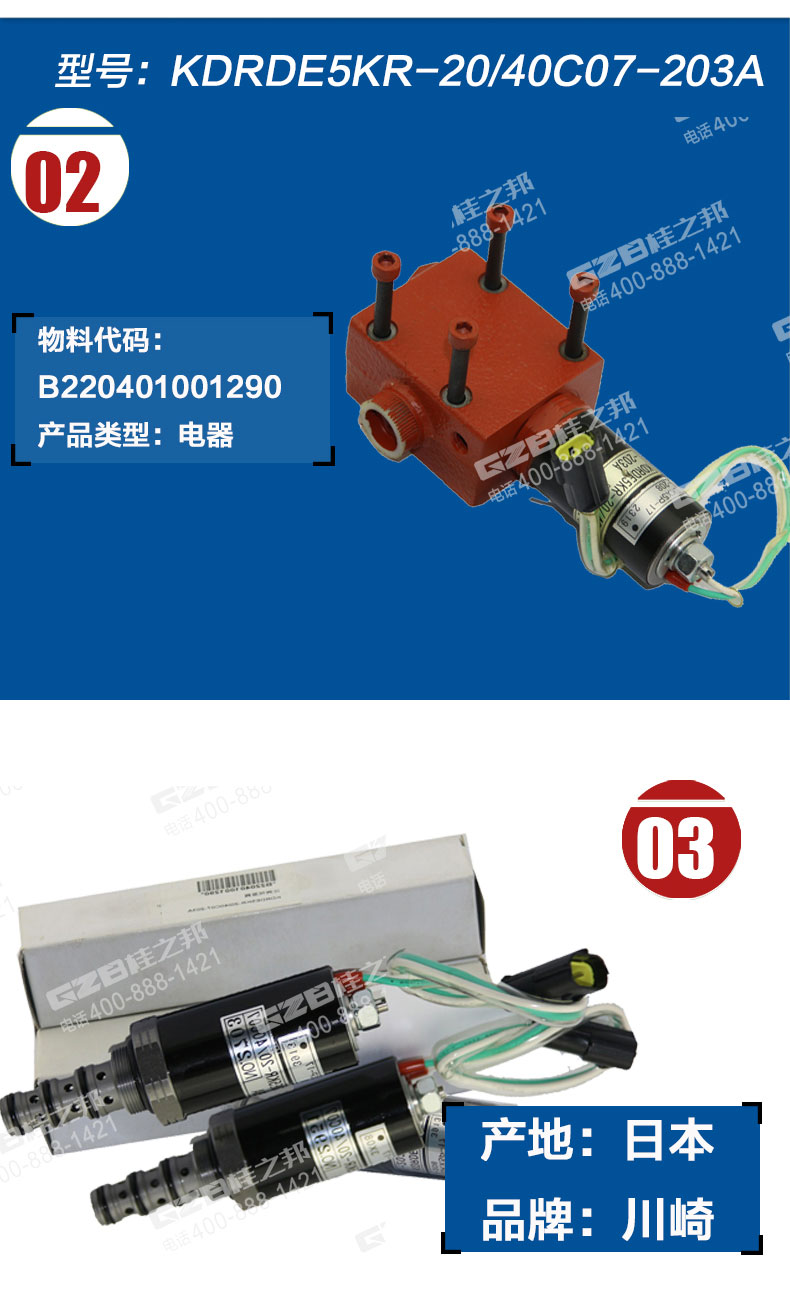 三一335挖掘機(jī)比例伺服閥
