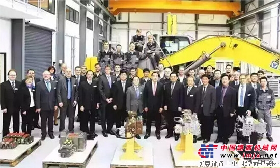 徐工董事長王民歐洲行合影