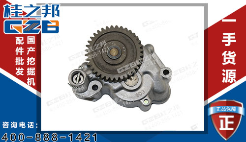 三一205挖機(jī)機(jī)油泵總成B220301000576 挖機(jī)配件批發(fā)