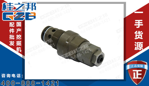 原裝挖掘機配件批發(fā)，柳工925挖掘機旁通溢流閥52090420-1192